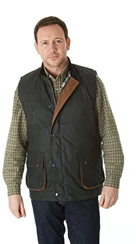 Sherwood Forest Suffolk, Weste, Olivgrün,Größe S