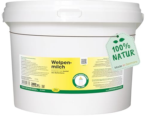 cdVet Naturprodukte Welpenmilch 3 kg - Hund, Katze, Nager - Milchaustausch-Ergänzungsgfuttermittel - Ersatzmilch - Anteil an hochwertigem Kolostrum - stabil bleibende Verdauung - Abwehrkomponenten -