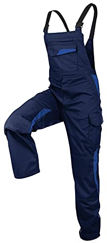 KÜBLER Workwear | KÜBLER VITA mix Arbeitslatzhose | dunkelblau/kbl.blau | Größe 56