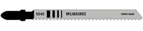 Milwaukee 48-42-5540 4-Inch, 10 Teeth per Inch, High Carbon Steel Jig Saw Blades, 5-Pack