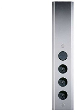 THEBO 17496 STS 3006 Energiesaeule Edelstahl mit Schalter