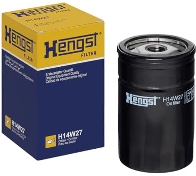 HENGST - Ölfilter H14W27 - Öl-Anschraubfilter für KFZ | Hochwertiger Motorölfilter für KFZ mit Otto- oder Dieselmotor - Robuster Ölfilter mit hoher Schmutzaufnahmefähigkeit