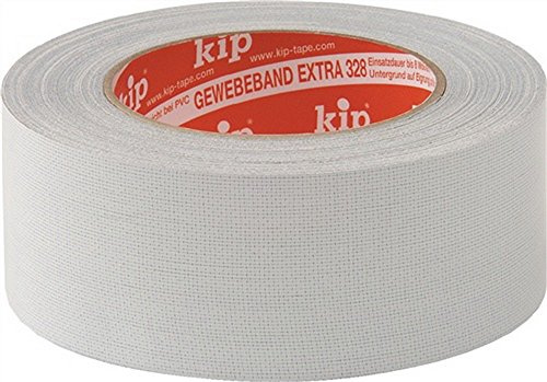 50mm x 25m Gewebeband Extra hellgrau 328-50