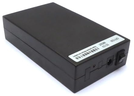 Safari Drives 12V DC 30W 81.6Wh 6800mah Rechargeable Lithium Ion, Li-ion Portable Battery Pack, Power Bank for CCTV Cameras, LED Strip Lights and more. With UK Plug Charger
