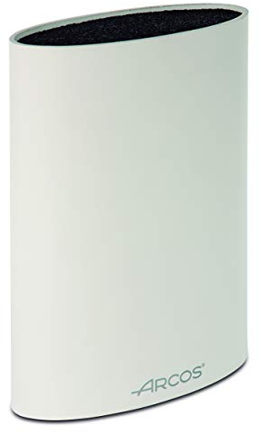 Arcos Blocks - Universal Block to Knives Until 20 cm (8) - Made of Thermoplastic Elastomer 220 x 160 x 65 mm (9x6x2.5 inches) - White Color