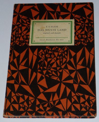 Das wüste Land. Englisch und deutsch. Übertragen von Ernst Robert Curtius (Insel-Bücherei Nr. 660)