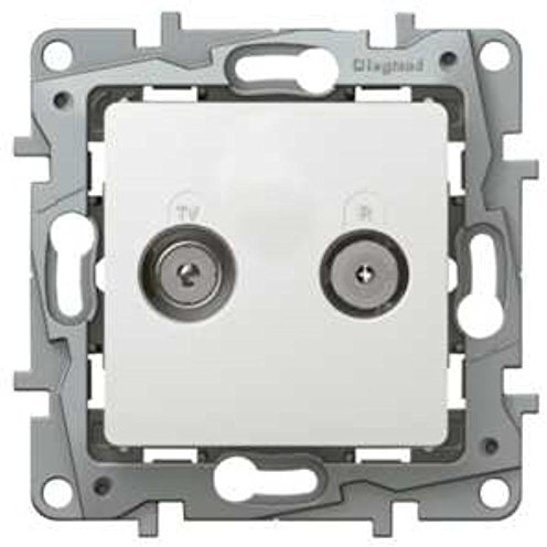 Legrand niloe - Prise TV/Radio Niloe 10db terminal blanc