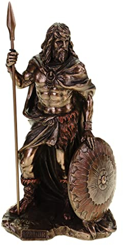Veronese by Joh. Vogler GmbH Balder - Figura de dios germánico de la belleza, 22 cm, bronce