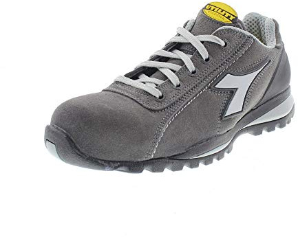 Utility Diadora, Scarpe Antinfortunistiche Unisex, GLOVE LOW S1P HRO SRA, colore SHADOW GREY, taglia 38
