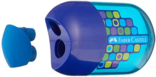 Faber-Castell 183530 - Doppelspitzdose Squares Inklusive Radierer
