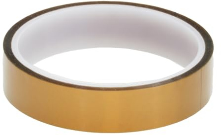FamilyMall Kapton Band Bernsteinfarben 20mm Hitzebeständig Selbsthaftend