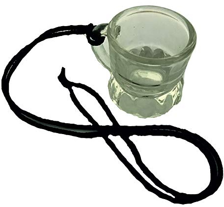 RPN 24 x Schnapsgläser Schnapsglas Umhänge Band Shots 2cl Trinkglas Schnapskrug Glas