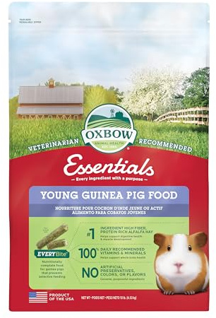 Petlife Oxbow Cavy Performance - Alimentación Completa para cobayas Juvenil, 4,5 kg