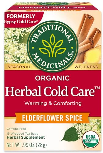 Traditional Medicinals Gypsy Cold Care Herb Tea 16 ct. (Pack of 1)