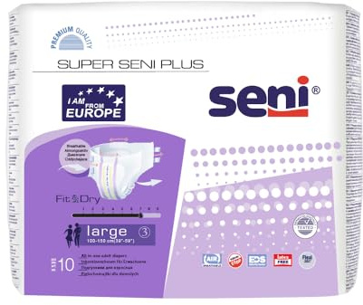 Super Seni Plus Gr. 3 Large 10er, Klebehosen