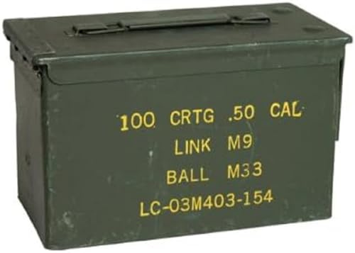 Mil-Tec US ammunition box Metal middle Cal. 50