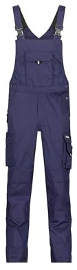 DASSY® Ventura BW Arbeitslatzhose mit Kniepolstertaschen - Größe 46 - DUNKELBLAU