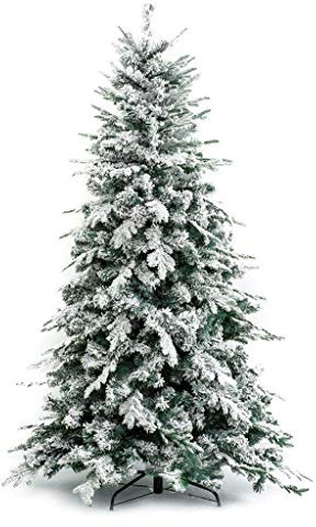 XONE Albero di Natale Innevato Alaska 180 cm - Effetto Realistico