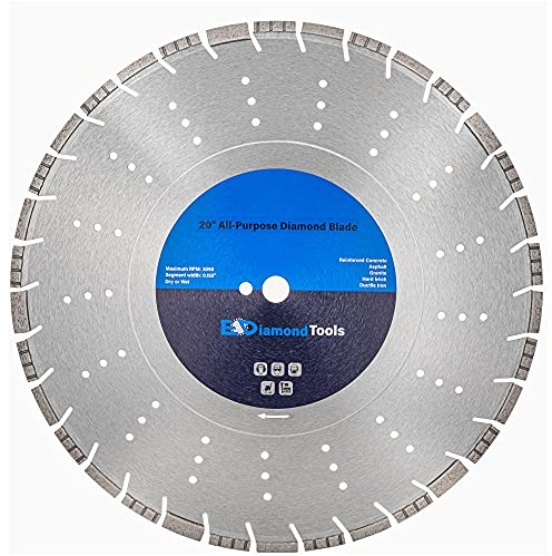 20 All Purpose Diamond Saw Blade for Concrete Asphalt 1 Arbor