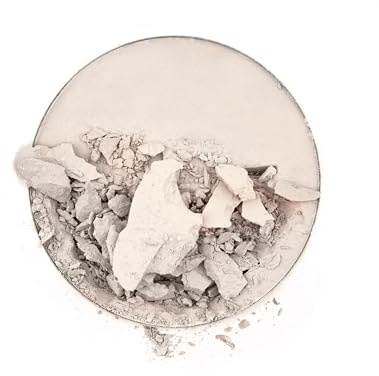 Pressed powder Natural Shimmer, pressed powder full cover foundation including mirror and puff applicator