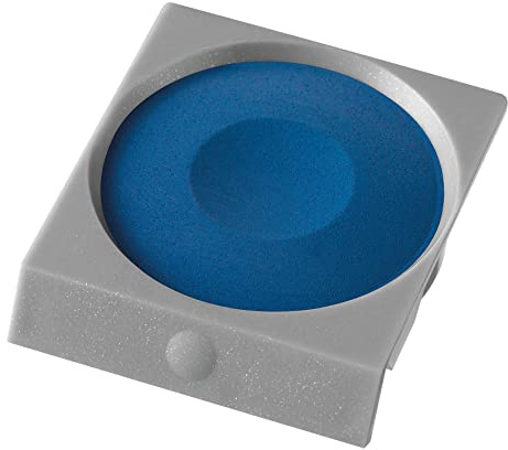 Pelikan Farbkasten Ersatzfarben, 3.5 ml, preußisch-blau (Ton 117) 10 Stück, passen in alle Deckfarbkästen von Pelikan