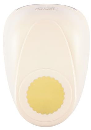 Vaessen Creative Craft Paper Punch Scalloped Circle Motive Puncher, Multi-Colour