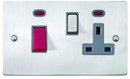 Superswitch SW210 BSS C 45A Unité de commande de cuisinière avec prise 13 A