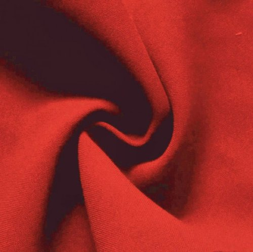 Stoff Kontor STOFFKONTOR Verdunkelungsstoff Black Out, Thermostoff, Vorhangstoff - Meterware, Farbe Rot - zum Nähen von Vorhängen etc.