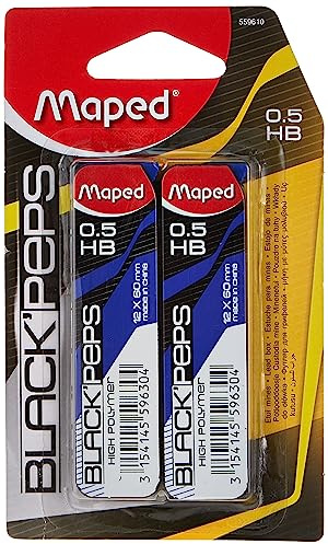 Maped 559610 tryckbleistift-Mine Black'PEPS, tjocklek: 0,5 mm