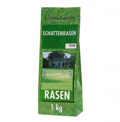 10 x Classic Green Rasen Schattenrasen 1 kg, Nachsaat, Rasensaat