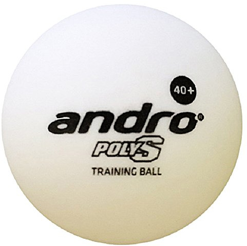 Andro Trainingsball PolyS* 72er, weiß