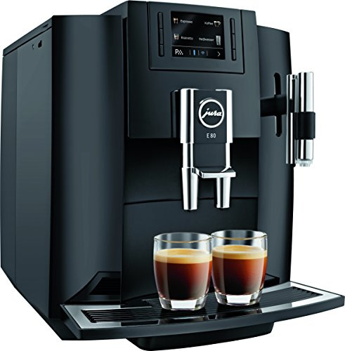JURA E80 Libera installazione Automatica Macchina per espresso 1.9L 16tazze Nero