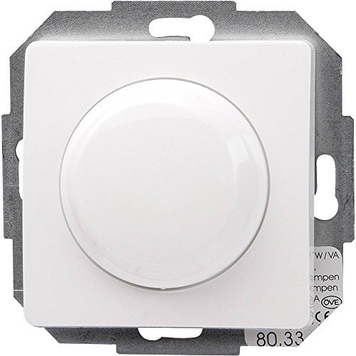 Kopp 803502080 Elektronischer Dimmer Paris (Phasenabschnitt), arktis-weiß