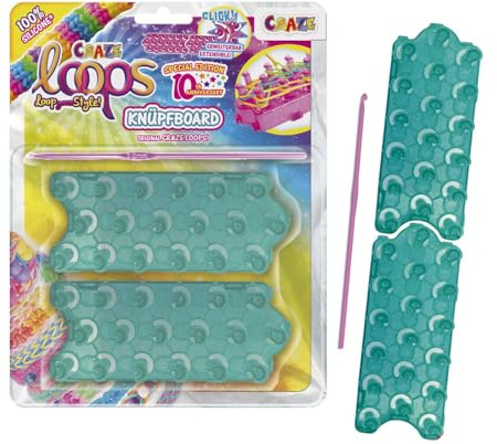 CRAZE LOOPS Métier à tisser Fabrication Bijoux Activites manuelles pour Enfants Accessoire pour elastique bracelet 50881