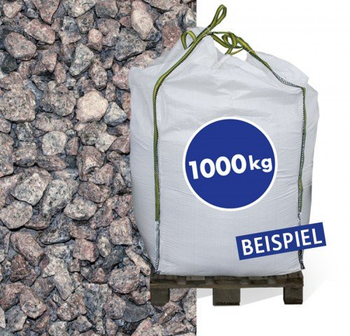 Granitsplitt Nordisch Rot 8-16 mm 1000 kg