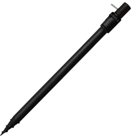 Prologic Telescopic Power Bankstick 40-60cm, Erdspieß mit Gewinde, Rutenständer mit Erdbohrer, Sturmstange,Banksticks