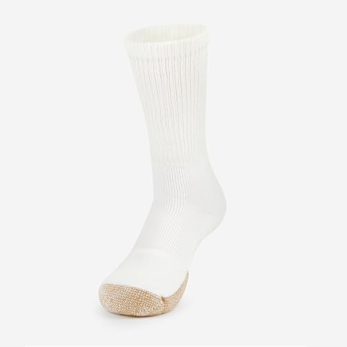 Thorlos Calzini unisex Tennis Crew, bianco, M