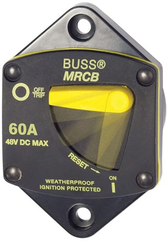 Blue Sea Systems Série Disjoncteur thermique, 60Amp - 7040, 1