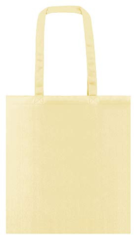10 BORSE SHOPPER IN COTONE, colore beige, ideale per pittura su stoffa