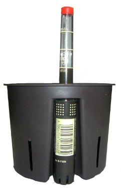 Set 2 teilig für Hydrokultur besteht aus Kulturtopf Ø 11 H 09 cm Wasserstandsanzeiger