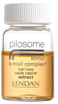LENDAN - Tratamiento Anticaída Cabello Mujer y Hombre - Extracto Pilosome Stimul B-Trixil Complex - 12 x 8 ml - Frena la Caída Capilar - Efecto Revitalizante - Actúa Directamente en la Raíz