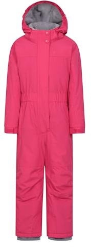 Mountain Warehouse Cloud Kids Waterproof All in 1 Snowsuit Pink 3-4y