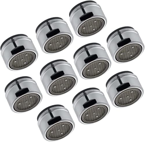 Schläfer 100016 | Stück Universal-Strahlregler Wasserhahn M24 Anti-Kalk-Filterkartusche außengewinde M24X1 Kompatibel mit Neoperl Honeycomb, Wasserspared luftsprudler m24x1 13 lit/min - 10 Stück