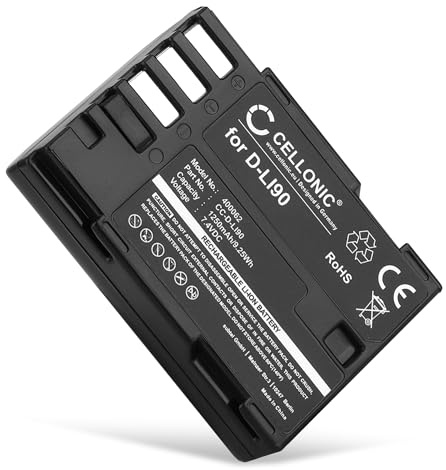 CELLONIC Akku kompatibel mit Pentax 645D, 645Z, K-01, K-1, II, K-3, D-LI90