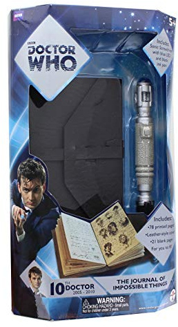 Coffret Doctor Who - Le Journal des Choses impossibles + Tourvenis Sonique (Stylo + Lampe)