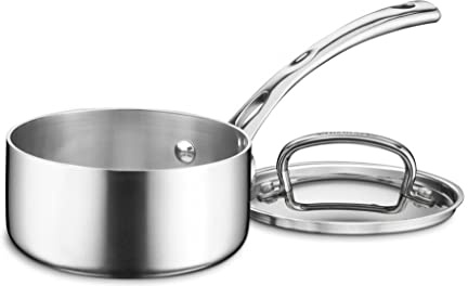 Cuisinart Français Classique Inoxydable Tri-Ply Casserole avec Couvercle