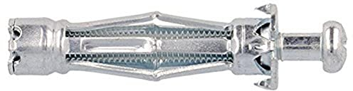 Molly M16006-XJ Spreizdübel Metall mit Schrauben M5 Ø 5 x 36 mm, grau, 10-teiliges Set