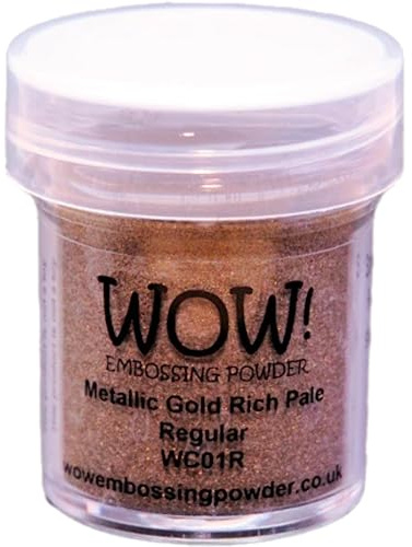 WOW! Goffratura polvere 15ml-oro ricco pallido