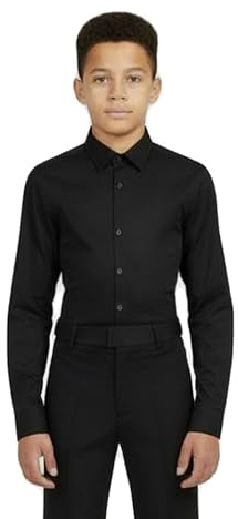 Ready4Dance Camicia Body Tecnica da Danza per Bambini e Ragazzi 6-16 Anni – Eleganza e Libertà in Pista – Made in Italy, 8 Anni, Nero