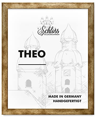 Schloss BILDERRAHMEN Theo 84x119 cm DIN A0, Dekor Metall Vintage
